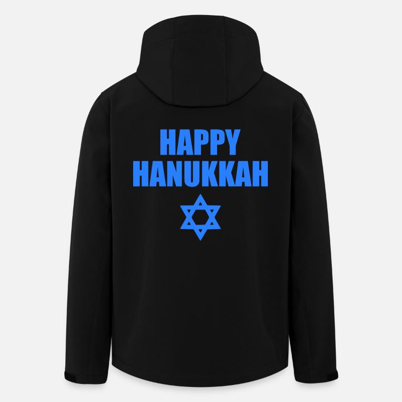 happy hanukkah - Recycelte Männer Softshell-Jacke von Stanley/Stella - Schwarz
