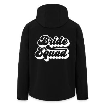 Bride Squad - Hen Night Women Bachelorette Party - Veste softshell homme en polyester recyclé Stanley/Stella - noir - Dos - AI Model Male 185 light (185cm)