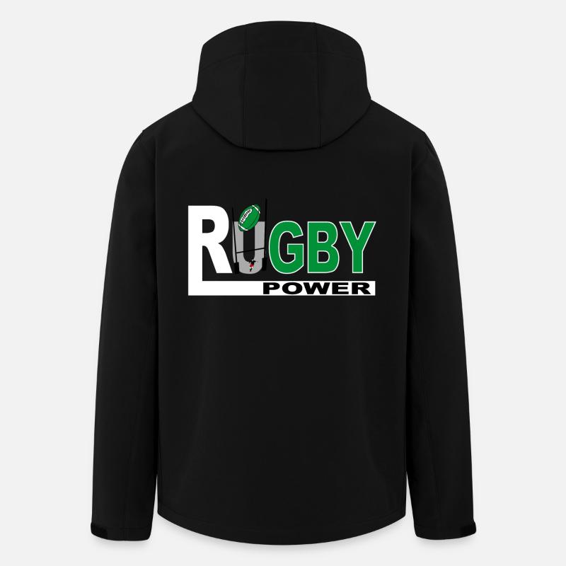 Rugby basque sport - Men’s Recycled Softshell Jacket by Stanley/Stella - black