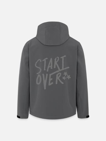commencer et terminer - Veste softshell homme en polyester recyclé Stanley/Stella - noir
