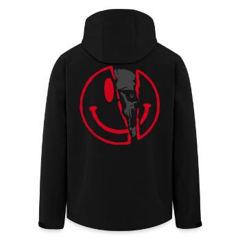 Sourire brisé - Veste softshell homme en polyester recyclé Stanley/Stella - noir - Dos - AI Model Male 185 light (185cm)
