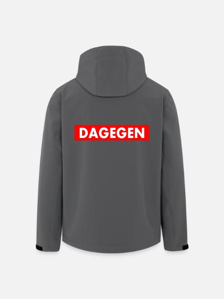 Dagegen - Recycelte Männer Softshell-Jacke von Stanley/Stella - Schwarz