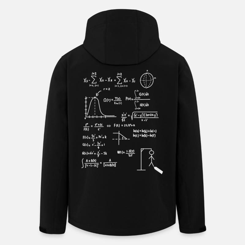 Mathematik - Recycelte Männer Softshell-Jacke von Stanley/Stella - Schwarz