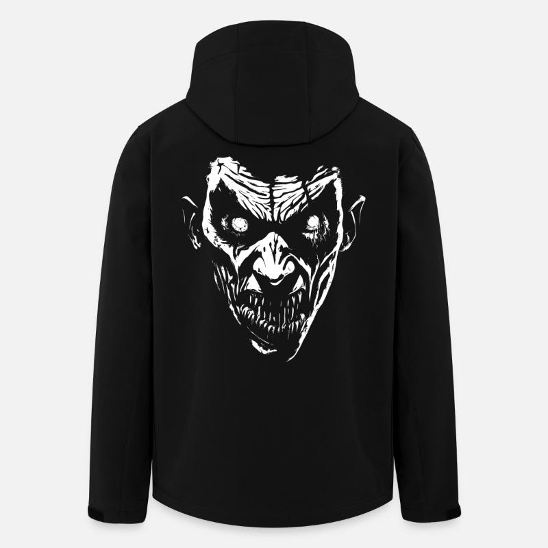 Vampir - Recycelte Männer Softshell-Jacke von Stanley/Stella - Schwarz