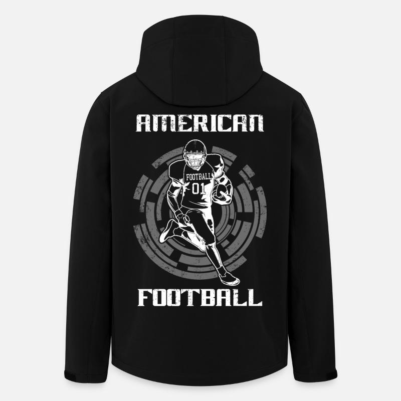 Conception de ballon de football - Veste softshell homme en polyester recyclé Stanley/Stella - noir