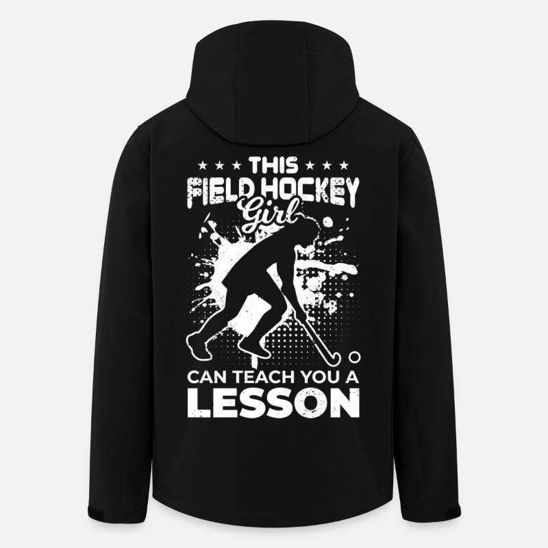 Hockey Filles - Veste softshell homme en polyester recyclé Stanley/Stella - noir