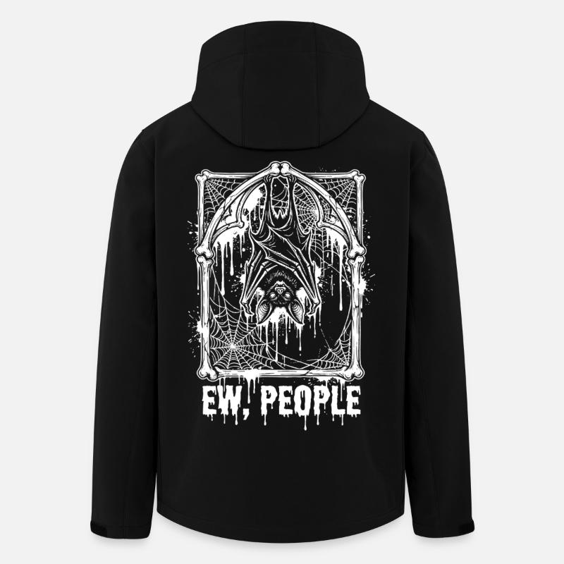 Ew People Bat Gothic - Men’s Recycled Softshell Jacket by Stanley/Stella - black