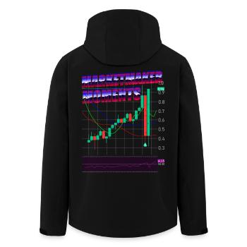 Trading Trading Exchange Crypto Stocks - Veste softshell homme en polyester recyclé Stanley/Stella - noir - Dos - AI Model Male 185 light (185cm)