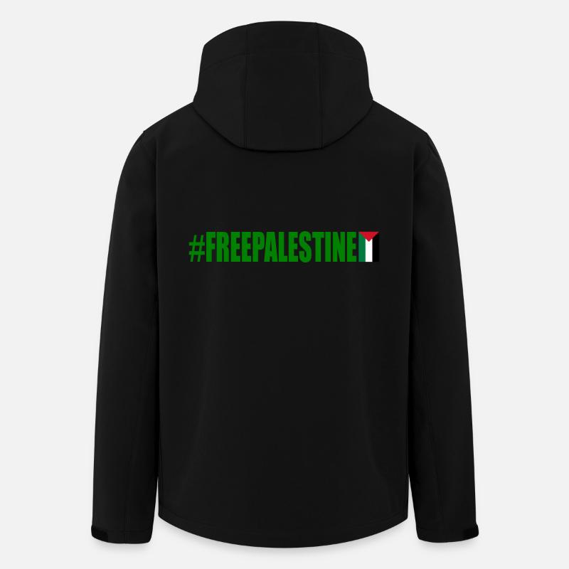 Free palestine - Recycelte Männer Softshell-Jacke von Stanley/Stella - Schwarz
