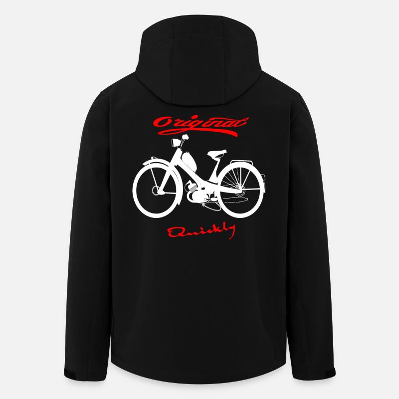 NSU Quickly Moped Cult - Men’s Recycled Softshell Jacket by Stanley/Stella - black