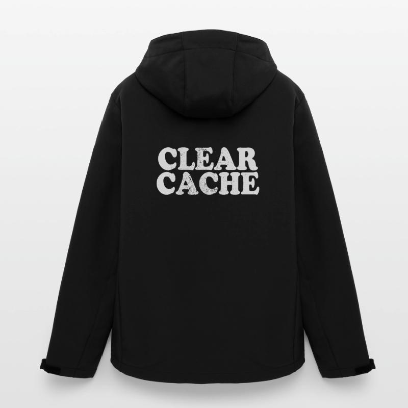 Clear Cache Programmierer Nerd Geek Geschenk Cache Recycelte Männer Softshell-Jacke von Stanley/Stella