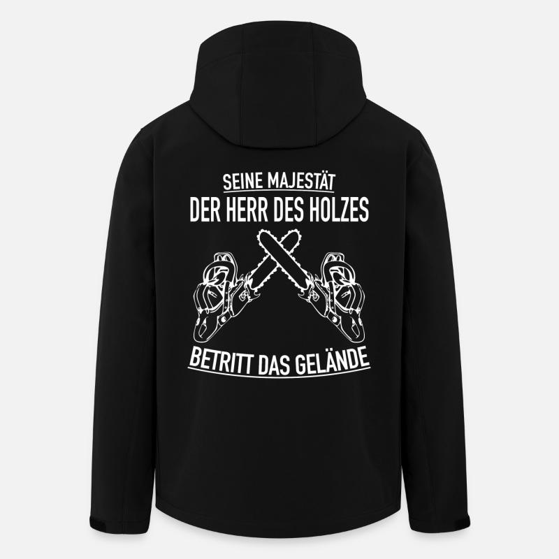WOOD HM Excellence entre le composé - Veste softshell homme en polyester recyclé Stanley/Stella - noir