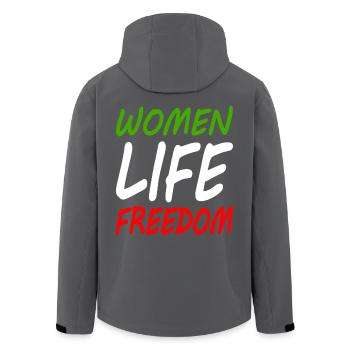 Women life freedom - Veste softshell homme en polyester recyclé Stanley/Stella - noir - Dos - AI Model Male 185 light (185cm)