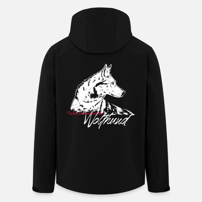 TWH_auf schwarz - Recycelte Männer Softshell-Jacke von Stanley/Stella - Schwarz