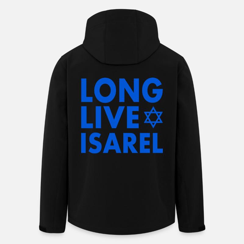 Long live israel - Recycelte Männer Softshell-Jacke von Stanley/Stella - Schwarz