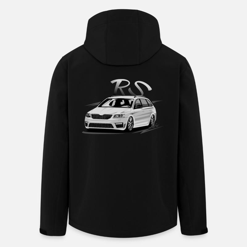 Octavia 3RS Combi ohne Fahrer tuning low camber - Recycelte Männer Softshell-Jacke von Stanley/Stella - Schwarz
