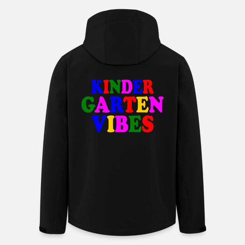 kindergarten vibes - Recycelte Männer Softshell-Jacke von Stanley/Stella - Schwarz
