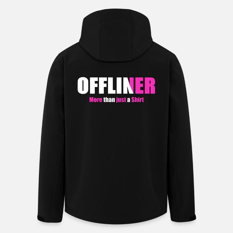 More Than A Shirt pink - Recycelte Männer Softshell-Jacke von Stanley/Stella - Schwarz