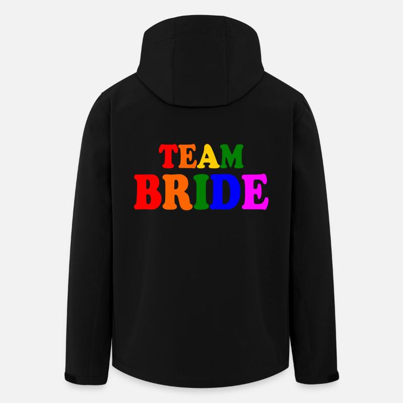 Team bride - Veste softshell homme en polyester recyclé Stanley/Stella - noir