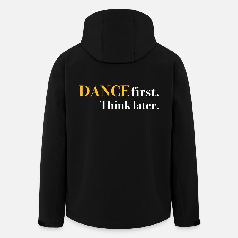 DANCE first. Think later. - Recycelte Männer Softshell-Jacke von Stanley/Stella - Schwarz