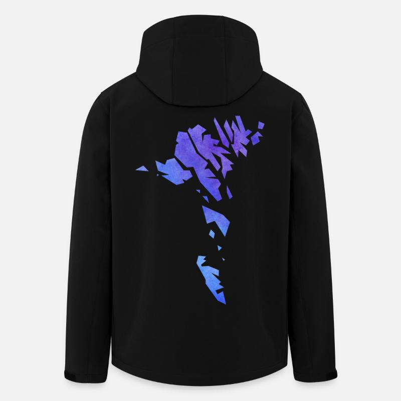 faroe - Recycelte Männer Softshell-Jacke von Stanley/Stella - Schwarz