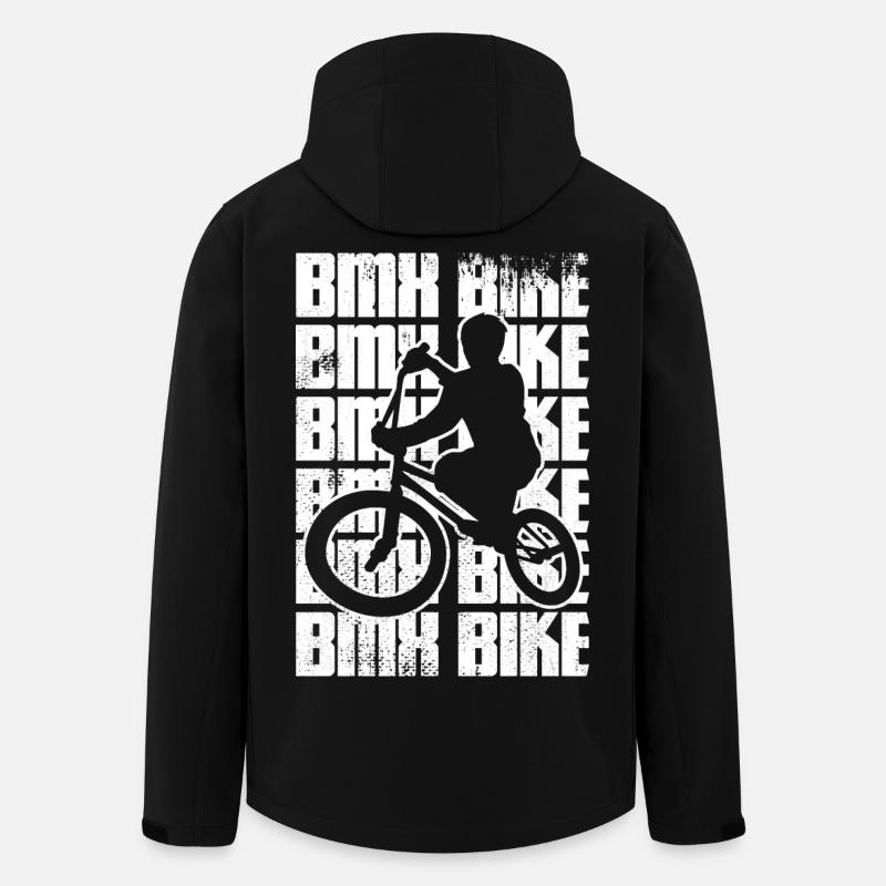 BMX Bike - Recycelte Männer Softshell-Jacke von Stanley/Stella - Schwarz