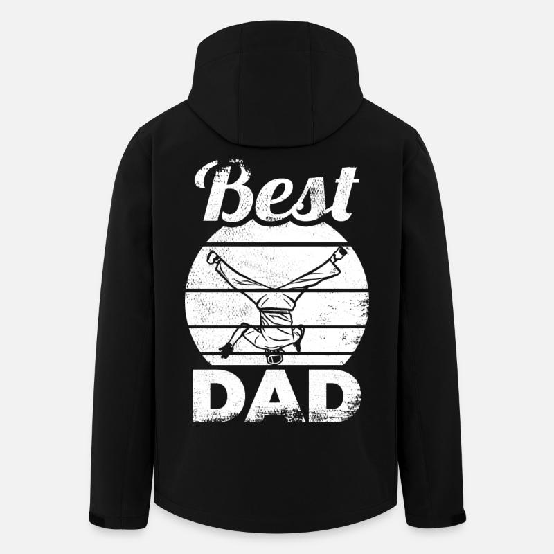 Breakdance Dad - Men’s Recycled Softshell Jacket by Stanley/Stella - black