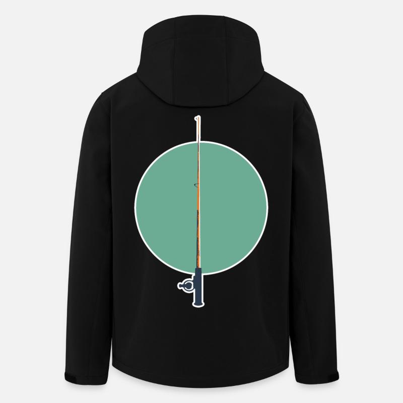 Graphique d’ange - Veste softshell homme en polyester recyclé Stanley/Stella - noir