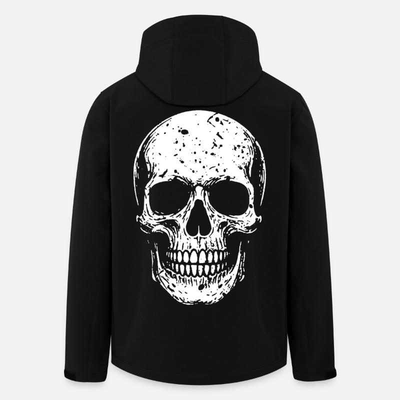 Crâne - Veste softshell homme en polyester recyclé Stanley/Stella - noir