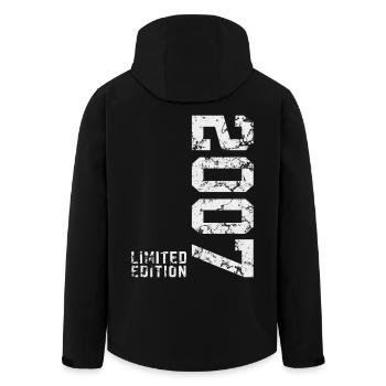 2007 Vintage Edition Limitée - Veste softshell homme en polyester recyclé Stanley/Stella - noir - Dos - AI Model Male 185 light (185cm)