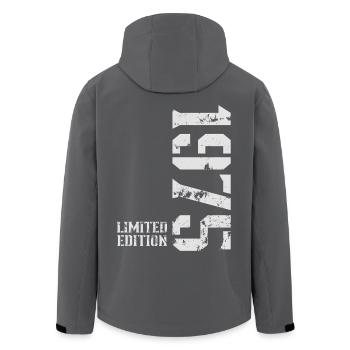 1975 Vintage Edition Limitée - Veste softshell homme en polyester recyclé Stanley/Stella - noir - Dos - AI Model Male 185 light (185cm)