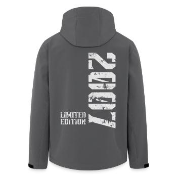 2007 Vintage Edition Limitée - Veste softshell homme en polyester recyclé Stanley/Stella - noir - Dos - AI Model Male 185 light (185cm)