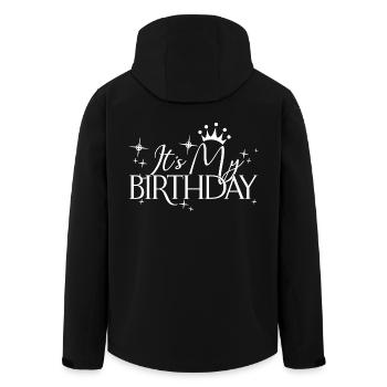 It's My Birthday Cool Birthday Party Geschenk & Outfit - Recycelte Männer Softshell-Jacke von Stanley/Stella - Schwarz - Hinten - AI Model Male 185 light (185cm)