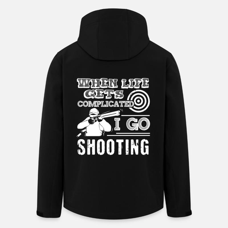 Shooting I Go Shooting - Men’s Recycled Softshell Jacket by Stanley/Stella - black