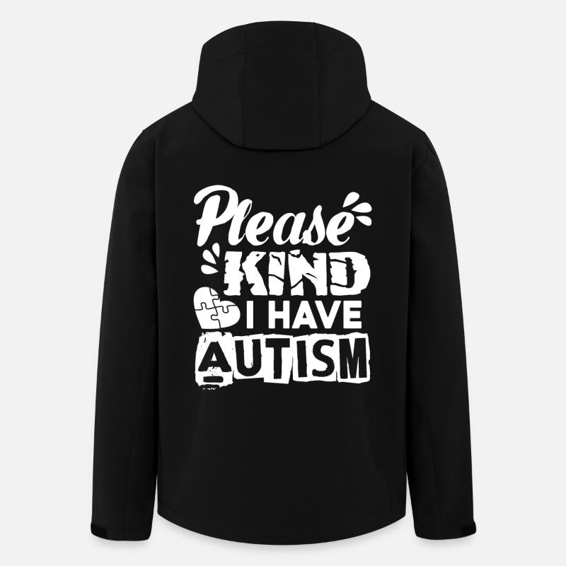 Autismusbewusstsein Ich habe Autismus - Recycelte Männer Softshell-Jacke von Stanley/Stella - Schwarz