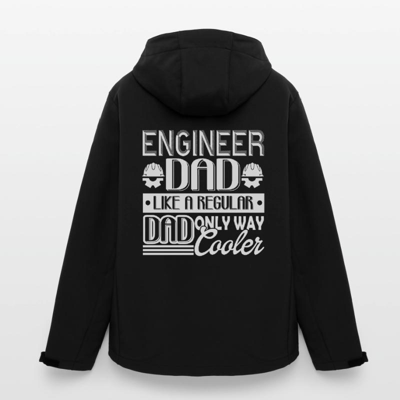 Engineer Engineer Dad Men’s Recycled Softshell Jacket by Stanley/Stella