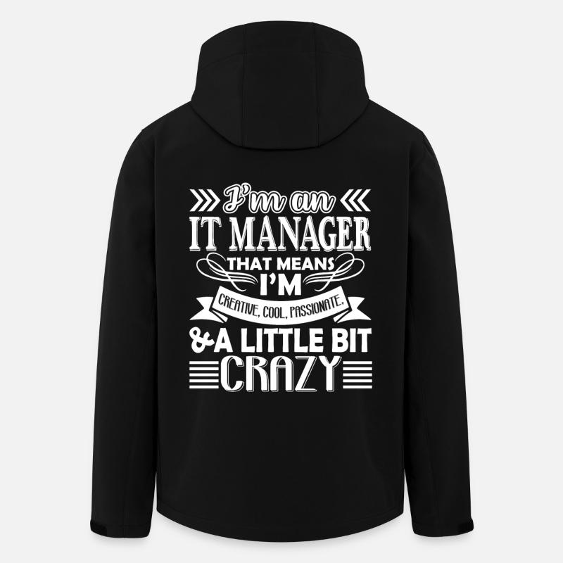 IT Manager Creative IT Manager - Veste softshell homme en polyester recyclé Stanley/Stella - noir
