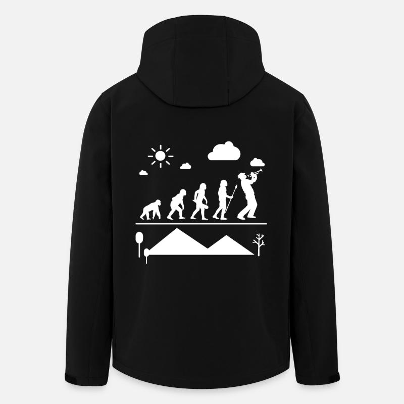 Trompette Trompette Evolution - Veste softshell homme en polyester recyclé Stanley/Stella - noir