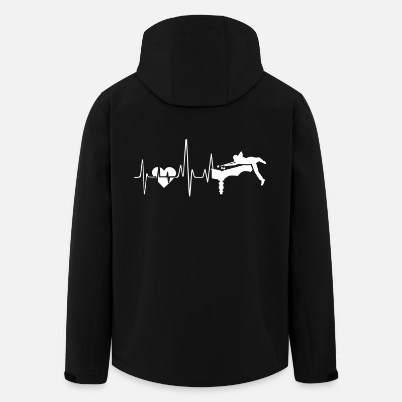 Billard Billard Heartbeat - Veste softshell homme en polyester recyclé Stanley/Stella - noir