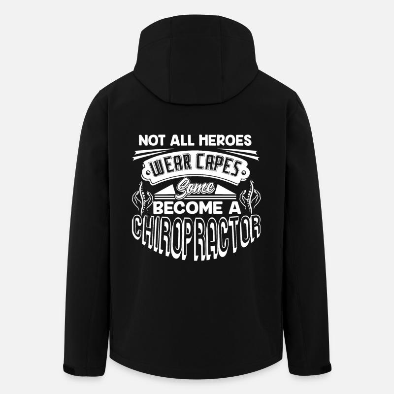 Chiropraktiker Chiropraktiker Held - Recycelte Männer Softshell-Jacke von Stanley/Stella - Schwarz
