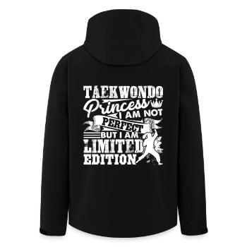 Awesome Taekwondo Princess - Men’s Recycled Softshell Jacket by Stanley/Stella - black - Back - AI Model Male 185 light (185cm)