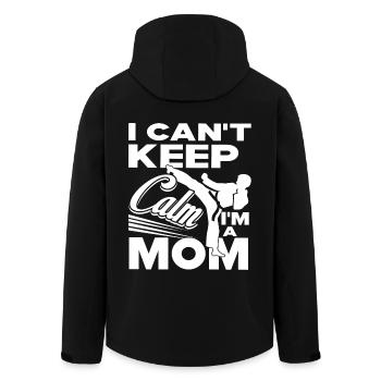 Taekwondo I Can't Keep Calm I am A Taekwondo Mom - Men’s Recycled Softshell Jacket by Stanley/Stella - black - Back - AI Model Male 185 light (185cm)
