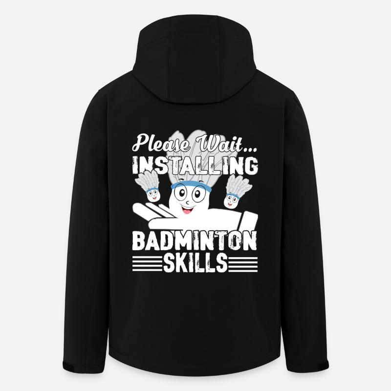 Please Wait Installing Badminton - Men’s Recycled Softshell Jacket by Stanley/Stella - black