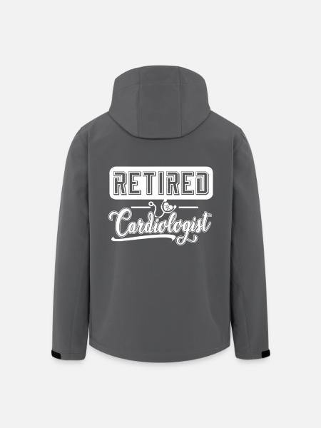 Cardiologist Retired Cardiologist - Men’s Recycled Softshell Jacket by Stanley/Stella - black