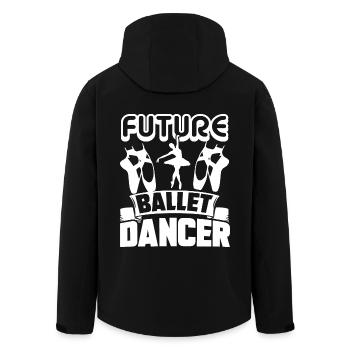 Ballet Dancer Future Ballet Dancer - Men’s Recycled Softshell Jacket by Stanley/Stella - black - Back - AI Model Male 185 light (185cm)