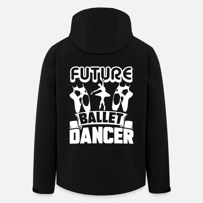 Ballet Dancer Future Ballet Dancer - Men’s Recycled Softshell Jacket by Stanley/Stella - black