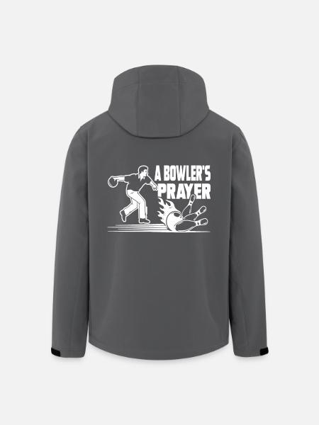 Bowling Bowler's Prayer - Men’s Recycled Softshell Jacket by Stanley/Stella - black