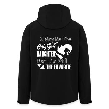 Mother's Day I May be The God Daughter - Men’s Recycled Softshell Jacket by Stanley/Stella - black - Back - AI Model Male 185 light (185cm)