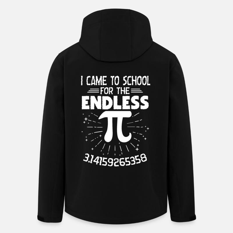 Pi Day Came To School For Endless Pi - Men’s Recycled Softshell Jacket by Stanley/Stella - black
