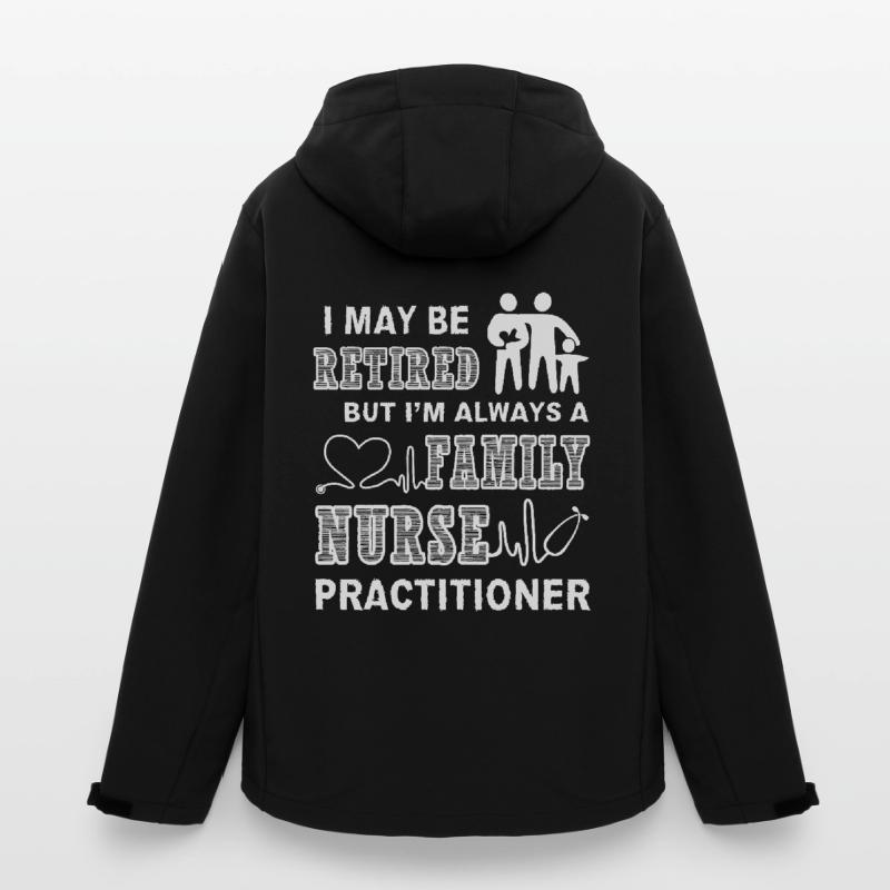 Nurse Practitioner Always A Nurse Practitioner Men’s Recycled Softshell Jacket by Stanley/Stella
